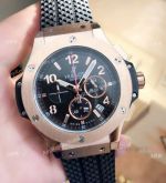 Fake Hublot Geneve Big Bang Rose Gold Chronograph Watch